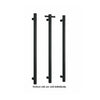 12V Matte Black Vertical rail - Bayside Bathroom