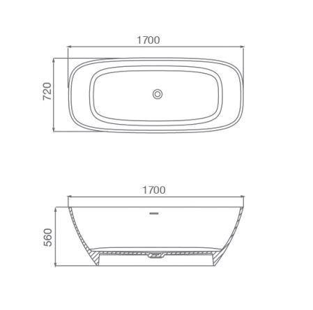 Violet Solid Surface Stone Bath - Bayside Bathroom