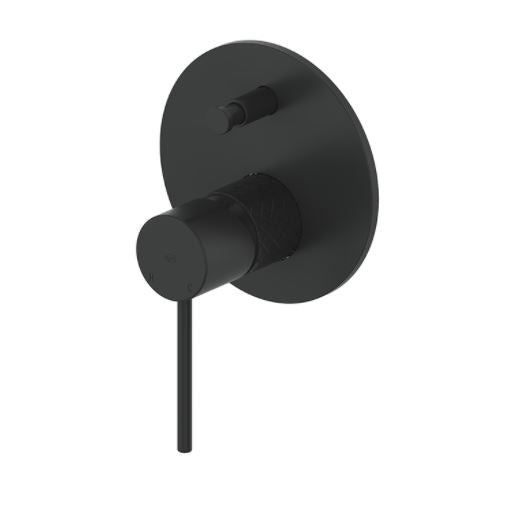 Textura Shower/Bath Diverter Mixer - Matte Black
