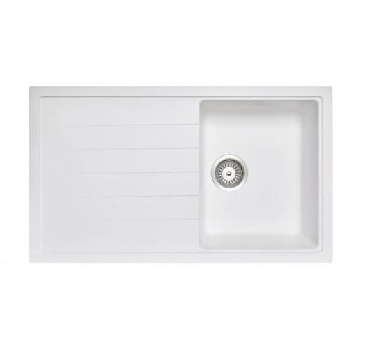 White 860 Single Bowl Granite Sink