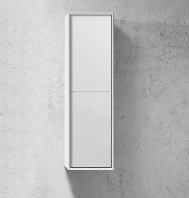 Matte White Wall-Hung Tallboy