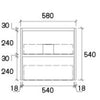 Yoko 600mm-1500mmMatte Black Wall Hung Vanity