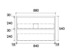 Yoko 600mm-1500mmMatte Black Wall Hung Vanity