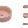 DESIGN Top-Mount Basin – Solid Surface Size: 380 × 380 × 125 mm