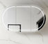 Chloe Matte White Curved 1500 LED Mirror Cabinet