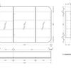 Maci 750-1200mm Matte White Shaving Cabinet