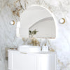 LED Half-moon 800(H)x1200(W) Frameless Mirror