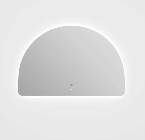 LED Half-moon 800(H)x1200(W) Frameless Mirror