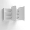 LED Maci 1500(W)x750(H) White Shaving Cabinet - Premium Edition