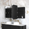 LED Maci 1500(W)x750(H) Black Shaving Cabinet - Premium Edition