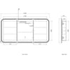 LED Maci 1500(W)x750(H) White Shaving Cabinet - Premium Edition