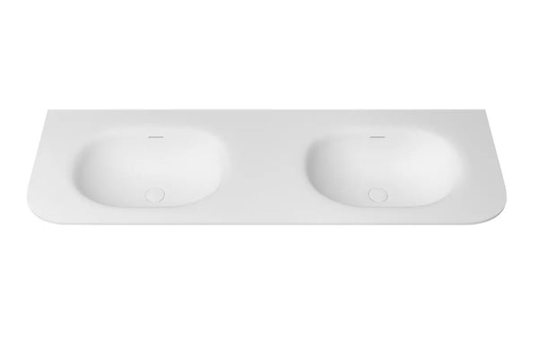 Havana Fluted 600mm-1800mm Woodland Oak Wall Hung Curve Vanity