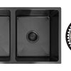 Black 760 Handmade Double Bowl Kitchen Sink