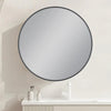 600/ 800mm Round Brushed Gunmetal Framed Mirror