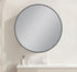 600/ 800mm Round Brushed Gunmetal Framed Mirror