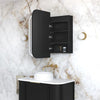 LED Maci 900(W)x750(H) Black Shaving Cabinet - Premium Edition