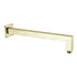 Square Shower Arm Brushed Brass