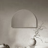 Arch 1200 Brushed Gold Framed Mirror