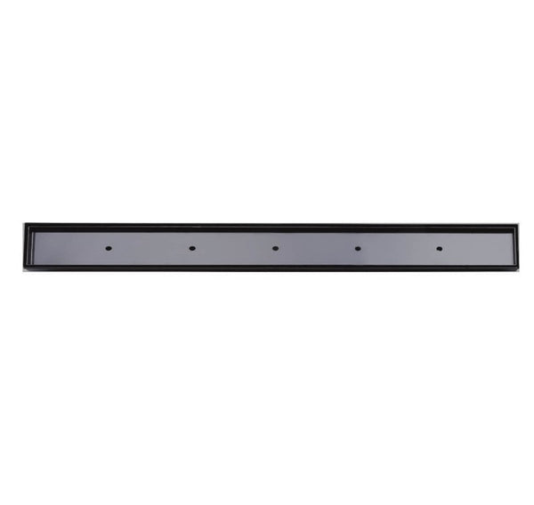 Matt Black Tile insert 900mm Shower Grate