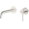 Mica Wall-Spout Combo – Curved Spout - Brushed Nickel