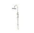 Mica Gooseneck Dual Shower Rail - Brushed Nickel