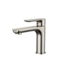 Nova Short Basin Mixer - Brushed Nickel