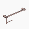 MECCA Care Brushed Bronze 25mm Toilet Roll Rail 300/450mm