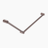 MECCA Care 750x900mm Brushed Bronze DDA Grab Rail 45 Degree 32mm