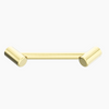 MECCA Care 215mm Brushed Brass Footrest Corner Grab Rail