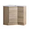 Bella Timber 600mm x 900mm Corner Vanity