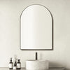 Arch 750 Matte Black Framed Mirror