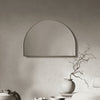 Arch 1200 Matte Black Framed Mirror