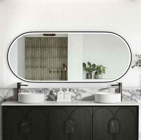 Oval 1800x750mm LED Mirror