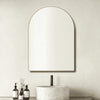 Arch 750 Brushed Brass Framed Mirror