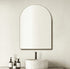 Arch 750 Brushed Brass Framed Mirror