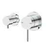Mica Shower Mixer Diverter – Sideways - Chrome
