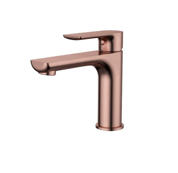 Nova Short Basin Mixer - Champagne