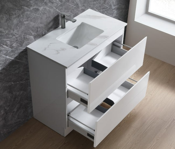 Caleb 600mm-1500mm Floorstanding Vanity