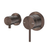 Mica Shower Mixer Diverter – Sideways - Dusk Bronze