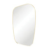 Capriccio Urban Brass Asymmetrical Framed Mirror