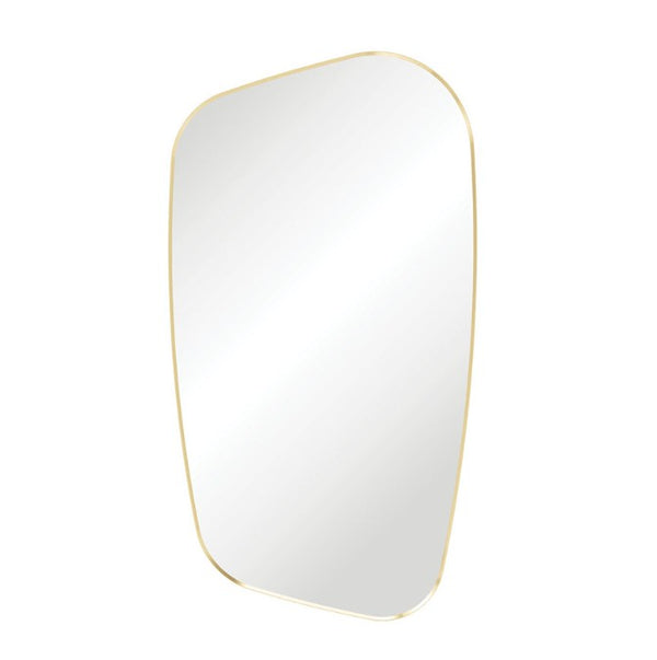 Capriccio Urban Brass Asymmetrical Framed Mirror