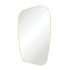 Capriccio Urban Brass Asymmetrical Framed Mirror