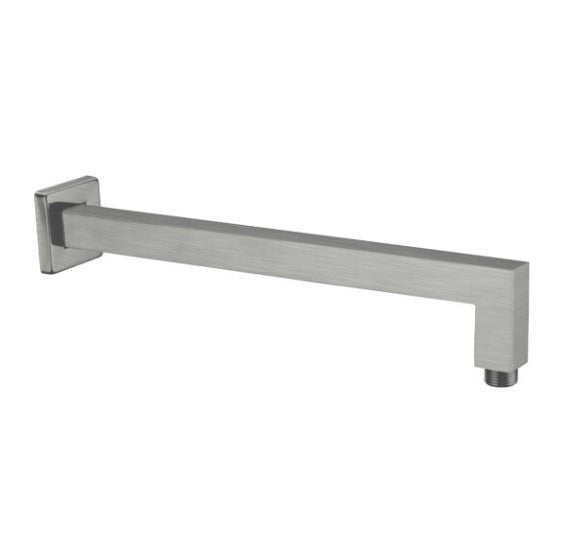 Square Shower Arm Gunmetal