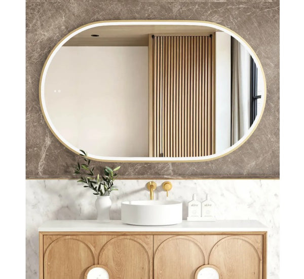 Oval 1200x750mm LED Mirror