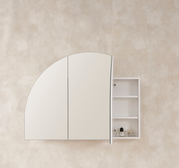 NEW - HALF MOON SHAVING CABINET 1200X800 or 800X900
