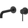Mica Wall-Spout Combo – Curved Spout - Matte Black
