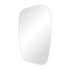 Capriccio Matte White Asymmetrical Framed Mirror