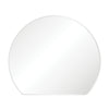 Sunrise Matte White Round Framed Mirror