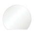 Sunrise Matte White Round Framed Mirror