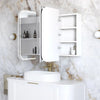 LED Maci 1200(W)x750(H) White Shaving Cabinet - Premium Edition